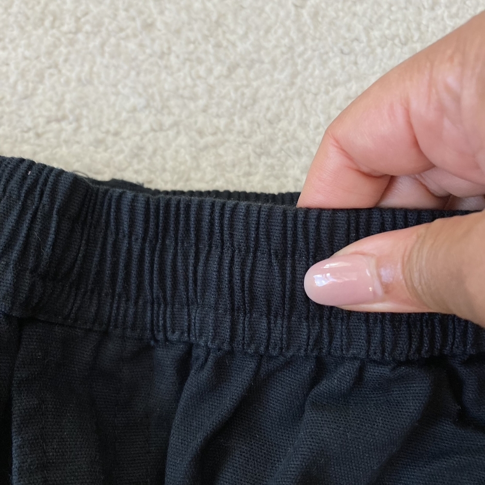 Men's Black Elasticated Cargo Shorts - New without Tags - Size UK Medium - Picture 8 of 16